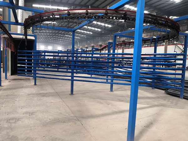 鋅鋼護欄噴涂設(shè)備